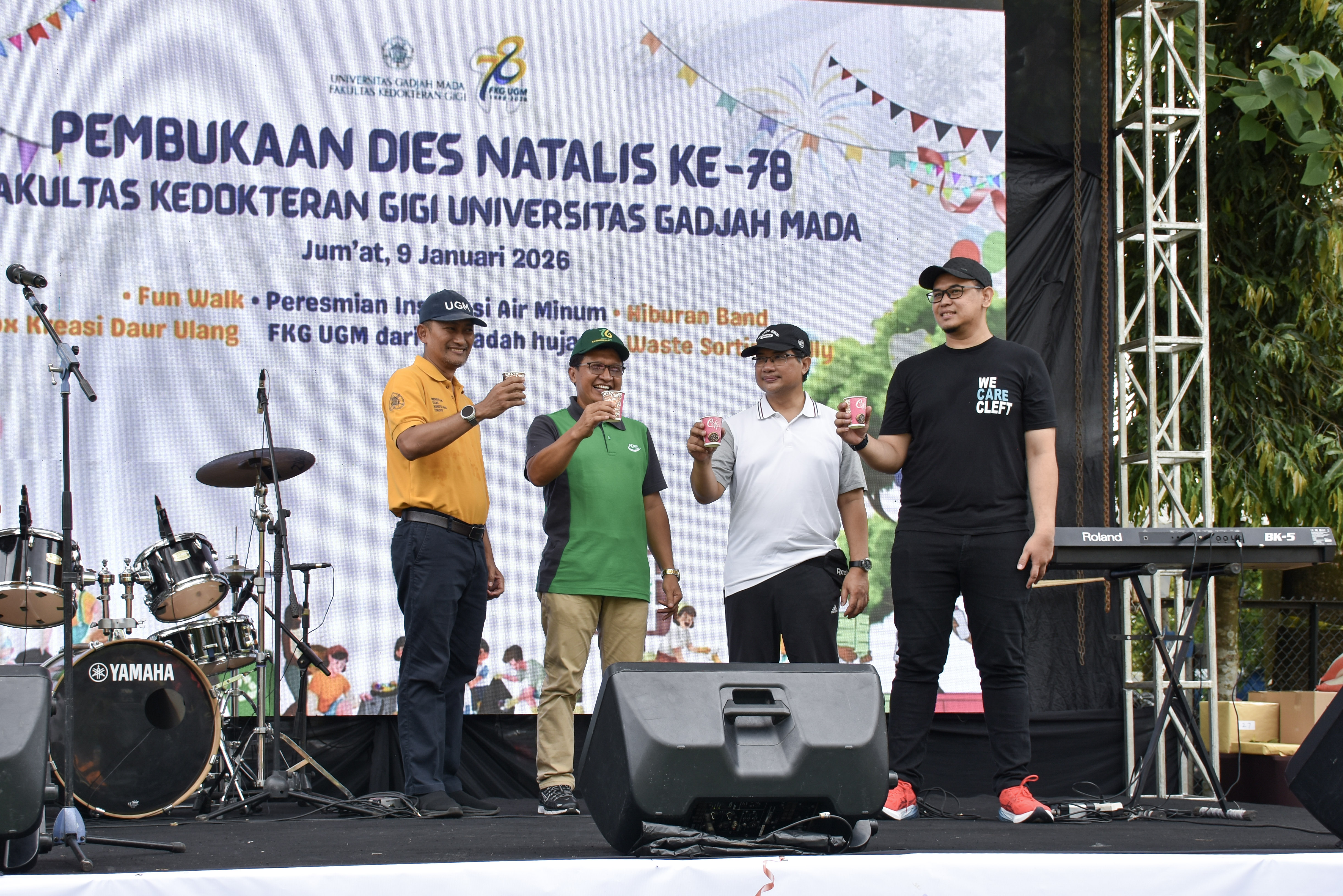 78 Tahun FKG UGM ‘Meretas’ Air Hujan Menjadi Air Minum, Dorong Kampus Hijau Ramah Lingkungan
